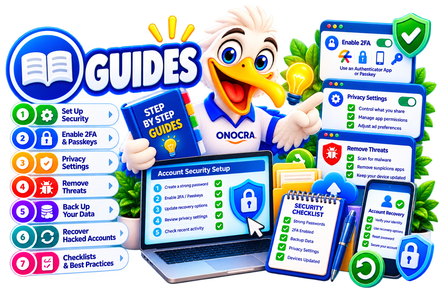 ONOCRA safety and security guides and resources